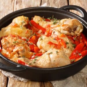 2-Plat- Poulet Basquaise