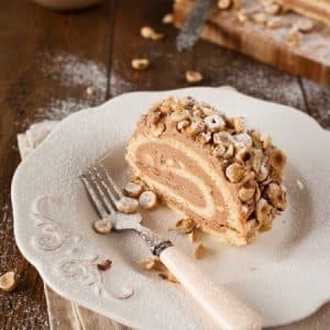 5-Dessert- Bûche au Praliné